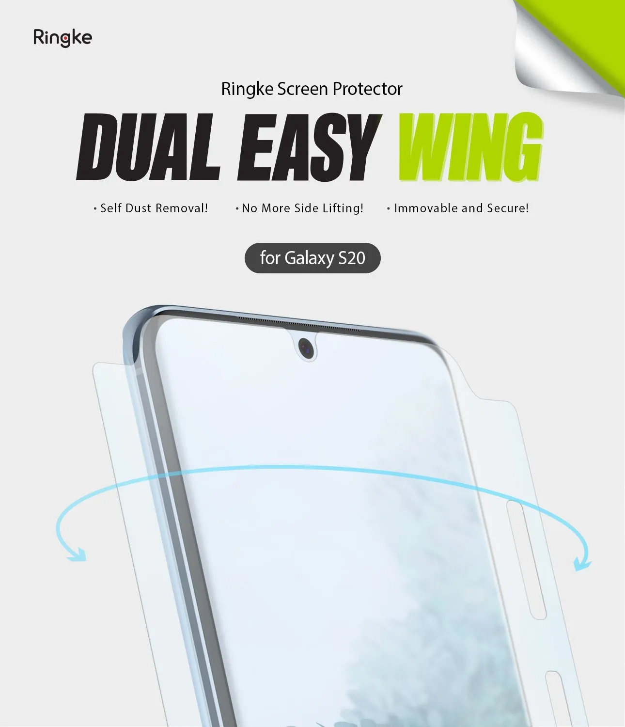 Galaxy S20 Screen Protector | Dual Easy Film