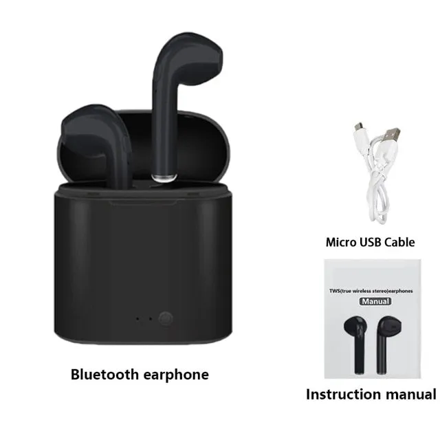 i7s Tws Wireless Headphones Bluetooth Earphones Air Earbuds Handsfree in ear Headset with Charging Box For iPhone huawei Xiaomi