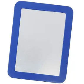 Kicko Blue Magnetic Mirror - 5x7 Inch - 1 Piece - for School Locker, Refrigerator, Home