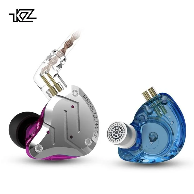 KZ ZS10 Pro Aptx HD Cable In Ear Hybrid 4BA 1DD Hifi Bass Earphones