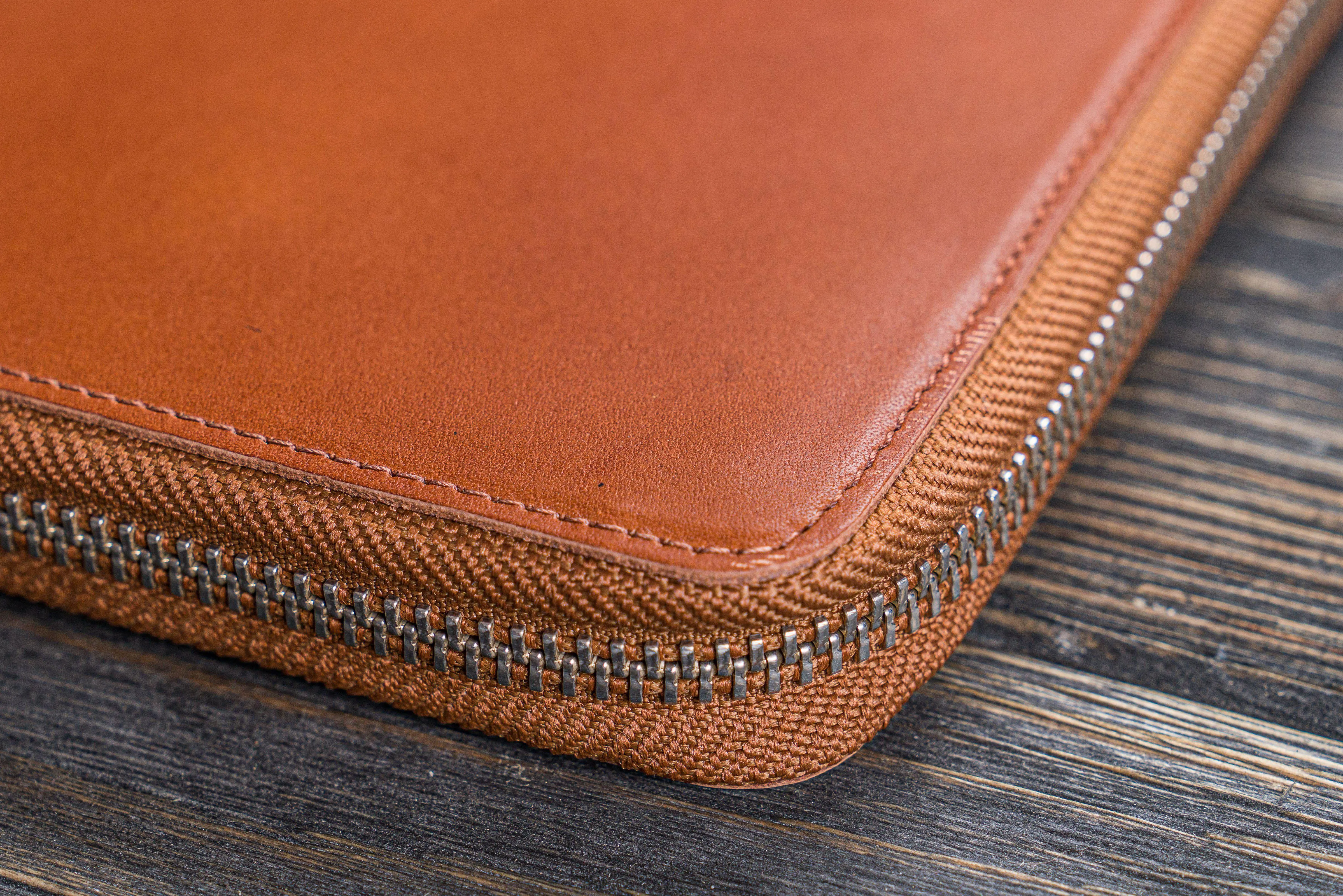 Leather Zippered A5 Leuchtturm1917  Notebook Folio - Brown