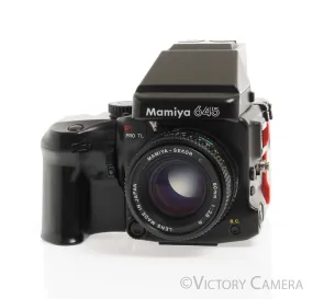 Mamiya 645 Pro TL Camera w/ 80mm Lens, AE Prism, Power Winder