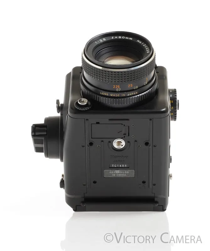 Mamiya 645E Medium Format Camera w/ Metered Prism 80mm f2.8 Lens