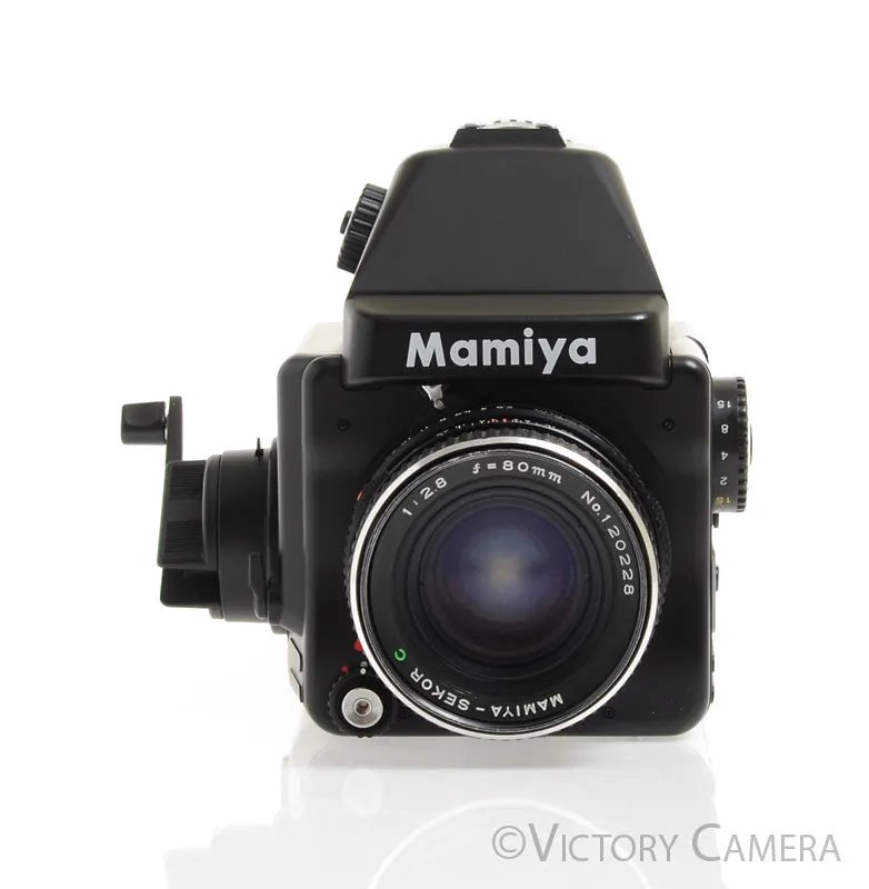 Mamiya 645E Medium Format Camera w/ Metered Prism 80mm f2.8 Lens