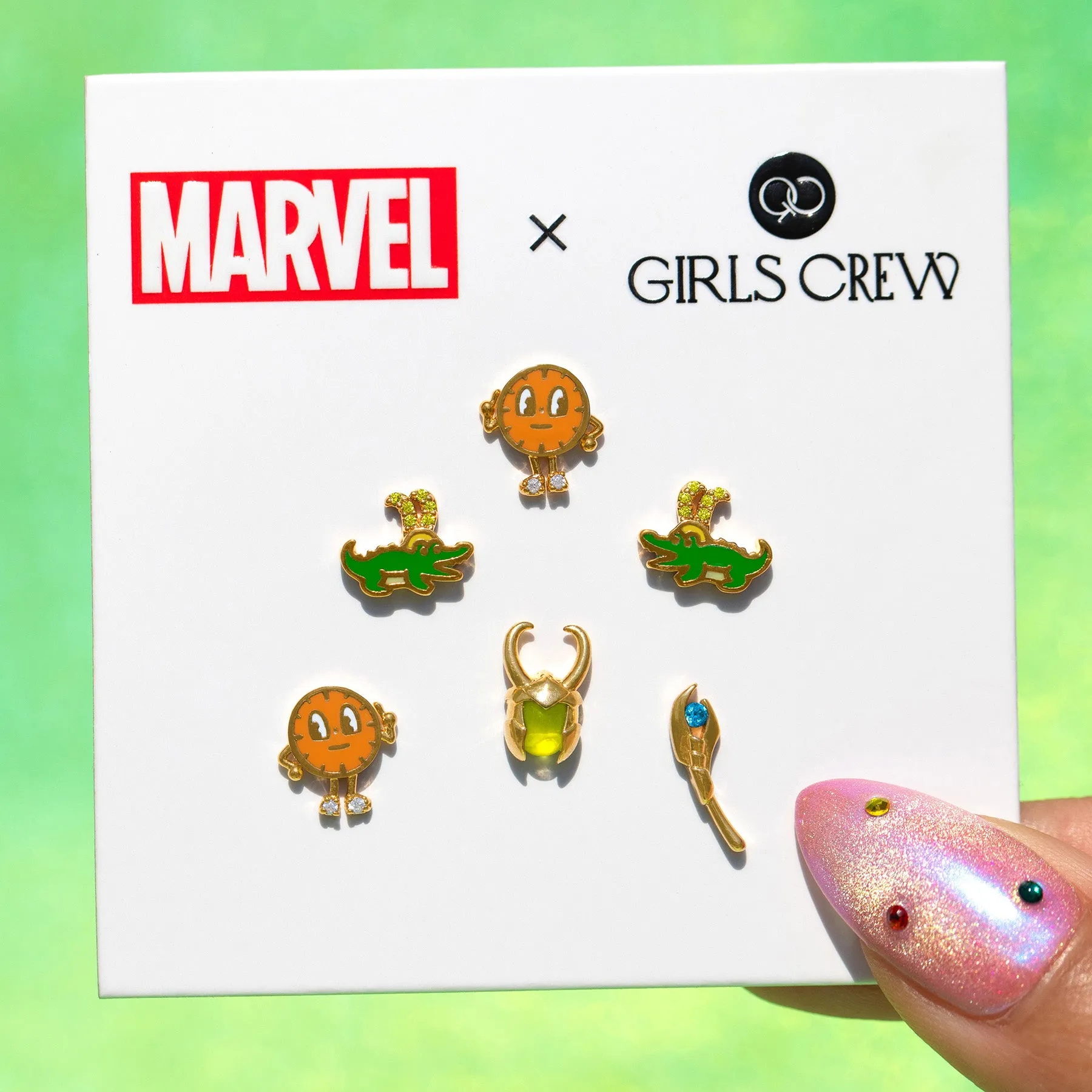 Marvel Studios Alligator Loki Earrings