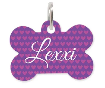 Pet Collar Tag - Bone or Heart