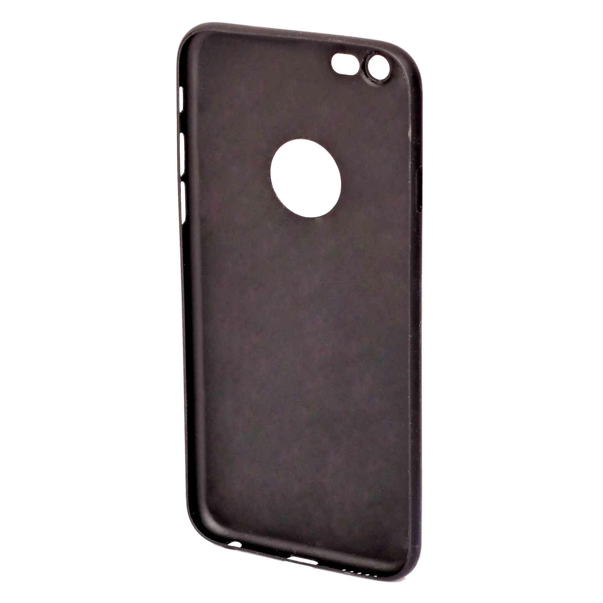 Polycarbonate 3D Pattern Protective Shock-Proof Anti-Scratch Mobile Back Case Cover for Apple iPhone 6, Black