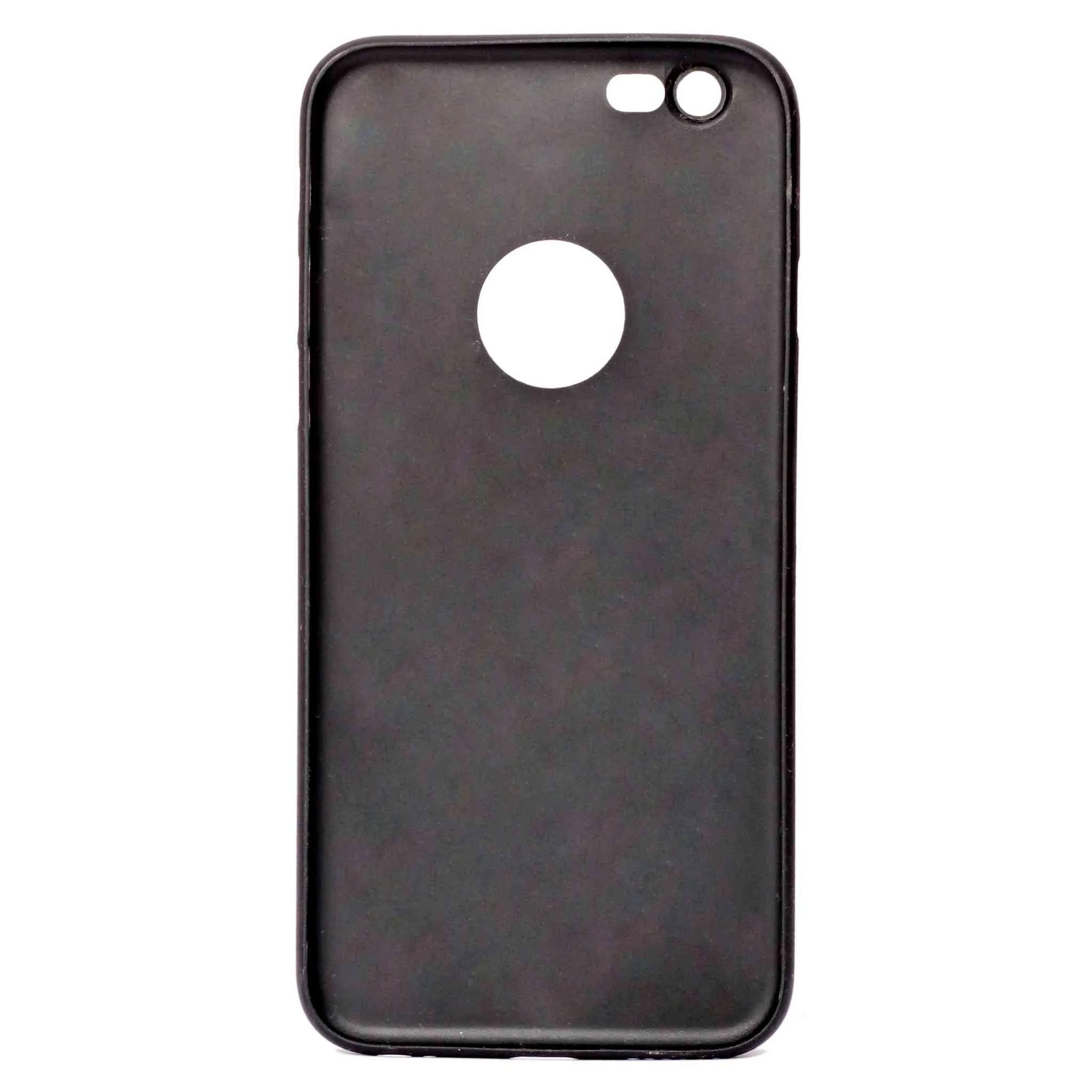 Polycarbonate 3D Pattern Protective Shock-Proof Anti-Scratch Mobile Back Case Cover for Apple iPhone 6, Black