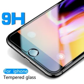 Protective tempered glass for iphone 6 7 5 s se 6 6s 8 plus XS max XR glass iphone 7 8 x screen protector glass on iphone 7 6S 8