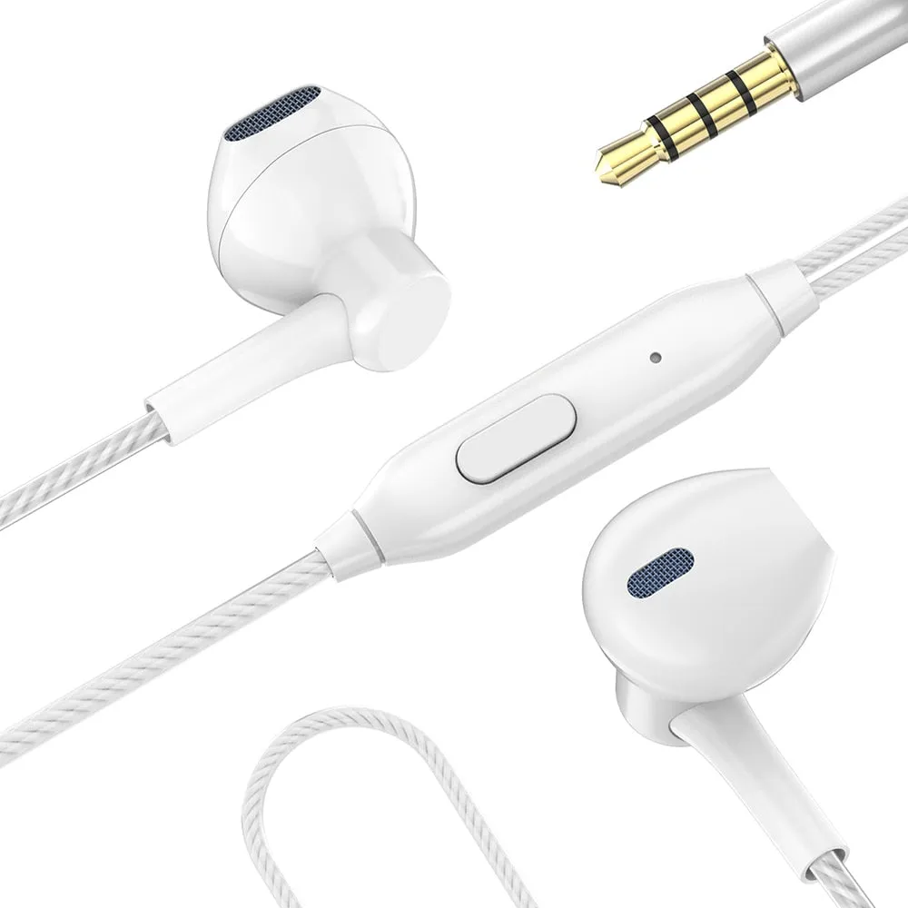 PTM P7 Stereo Bass Earphones with Microphone for Samsung, Xiaomi, Huawei, Iphone, etc