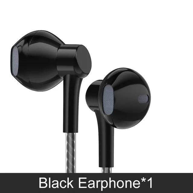 PTM P7 Stereo Bass Earphones with Microphone for Samsung, Xiaomi, Huawei, Iphone, etc