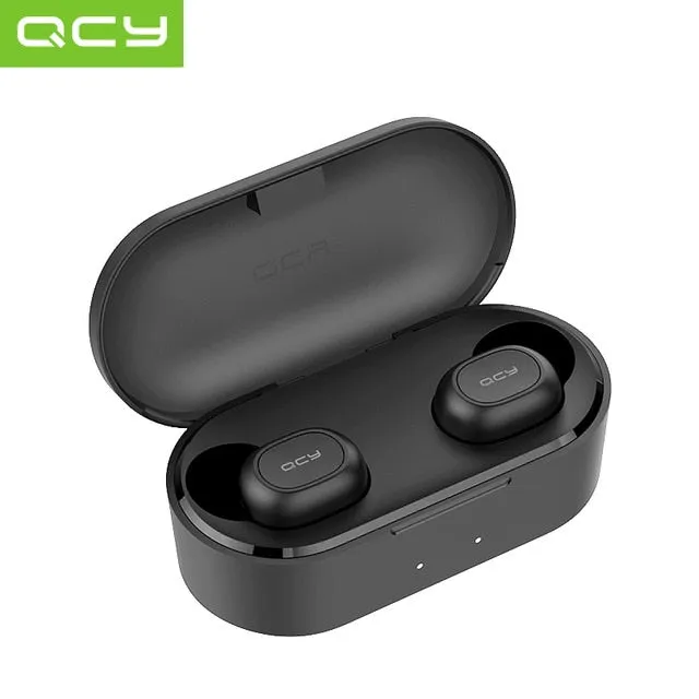 QCY QS2 TWS Bluetooth V5.0 Headphones 3D Stereo Sports Wireless Earphones with Dual Microphone