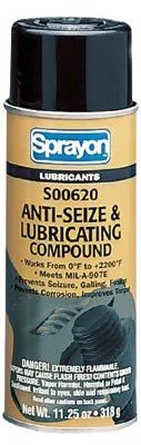 Sprayon S00620000 Anti-Seize & Lubricants, 11 1/4 oz Aerosol Can