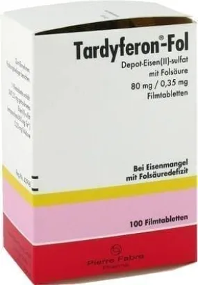 TARDYFERON 80 mg Iron (II) 100 pc anti-anemic