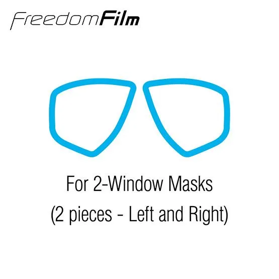 TUSA - Freedom Film Anti-Fog (2-Window Masks)