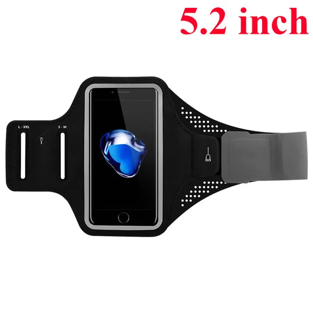 Waterproof Sports Armband Phone Case For iPhone 6 7 8 X For Samsung For Huawei Universal Sport Phone Case Arm Band Running