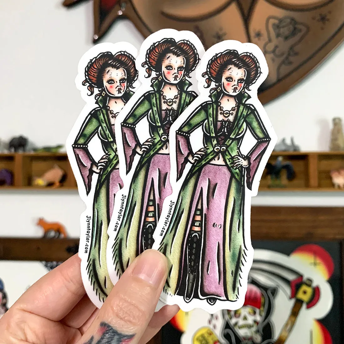 Winifred Sanderson Pinup Sticker