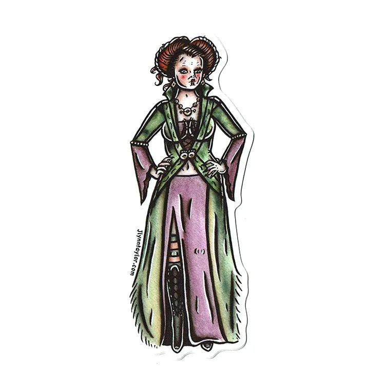 Winifred Sanderson Pinup Sticker