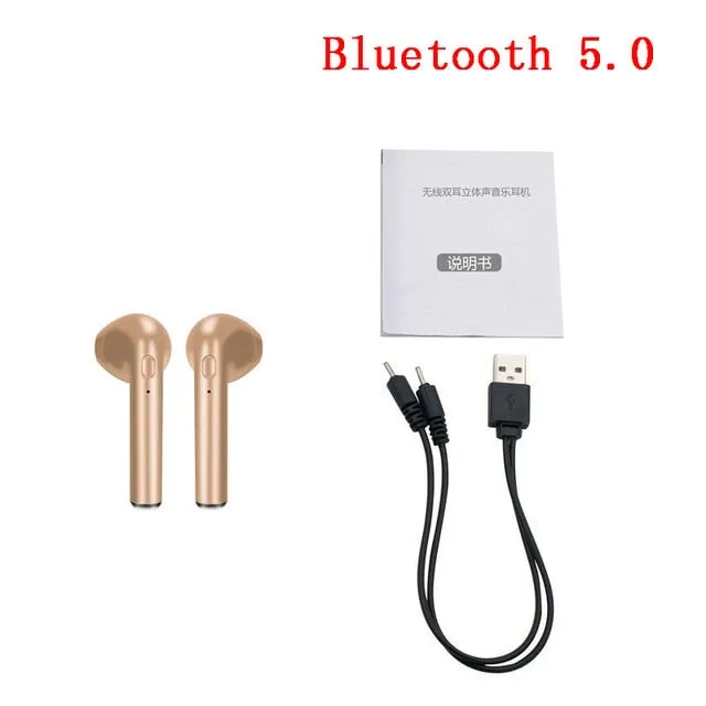 Wireless Bluetooth 5.0 Earphones mini Headsets Earbuds with Mic