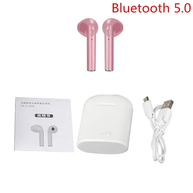 Wireless Bluetooth 5.0 Earphones mini Headsets Earbuds with Mic