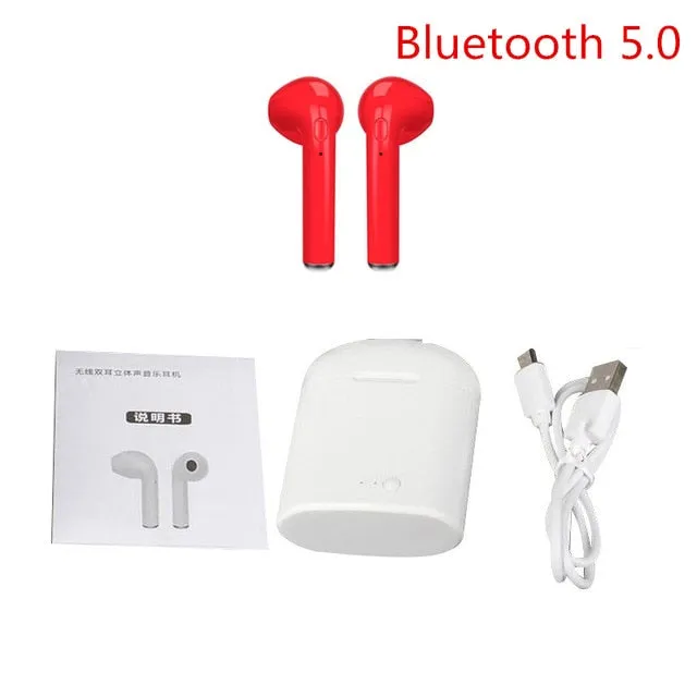 Wireless Bluetooth 5.0 Earphones mini Headsets Earbuds with Mic