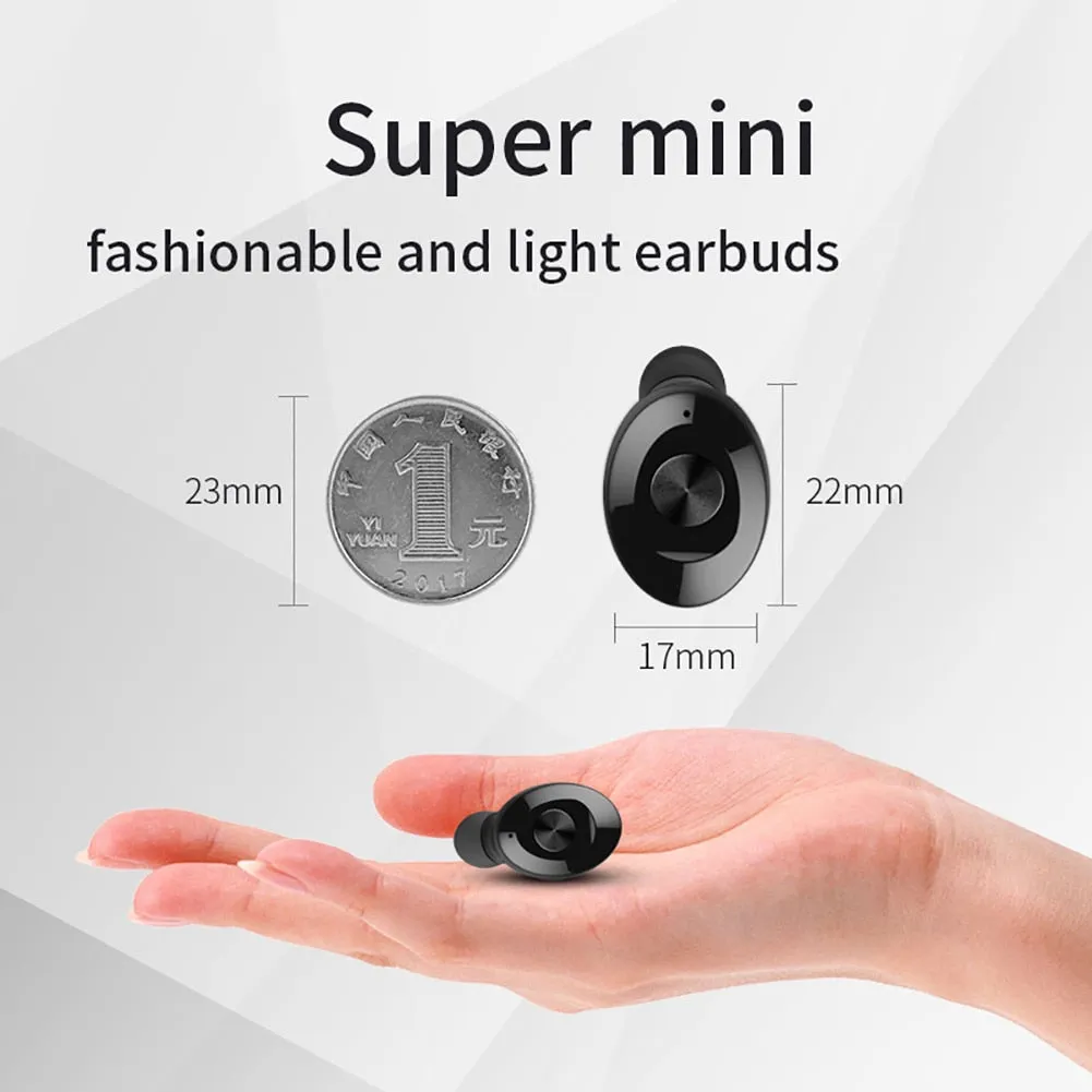 XG12 Bluetooth 5.0 EDR Technology Wireless Earphones   Charger