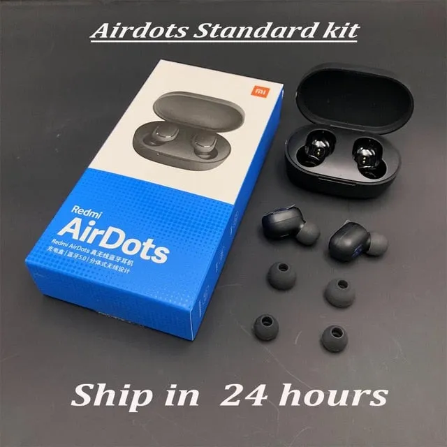 xiaomi airdots Redmi Airdots TWS Wireless earphone Voice control Bluetooth 5.0 Noise reduction Tap Control