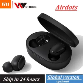 xiaomi airdots Redmi Airdots TWS Wireless earphone Voice control Bluetooth 5.0 Noise reduction Tap Control