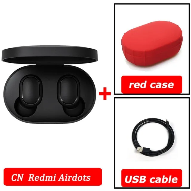 xiaomi airdots Redmi Airdots TWS Wireless earphone Voice control Bluetooth 5.0 Noise reduction Tap Control