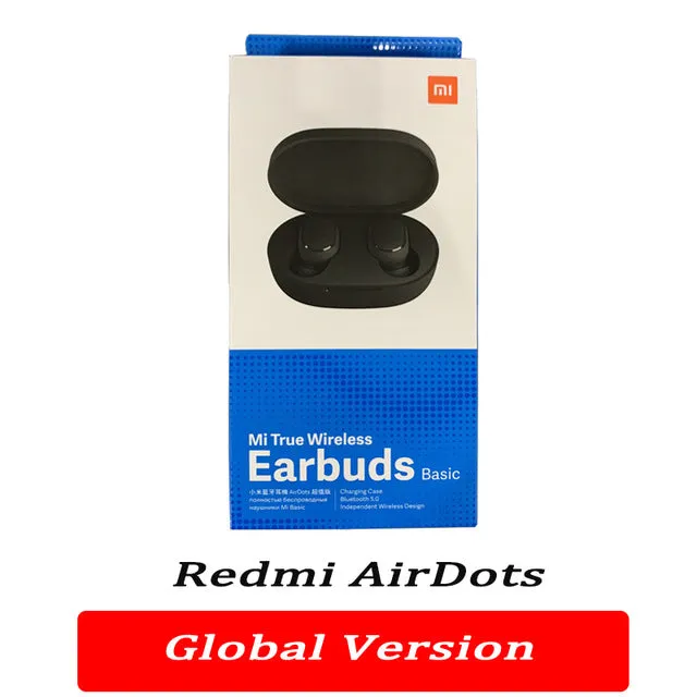 xiaomi airdots Redmi Airdots TWS Wireless earphone Voice control Bluetooth 5.0 Noise reduction Tap Control