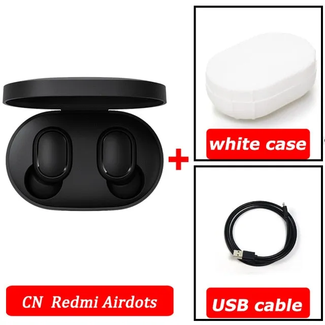 xiaomi airdots Redmi Airdots TWS Wireless earphone Voice control Bluetooth 5.0 Noise reduction Tap Control