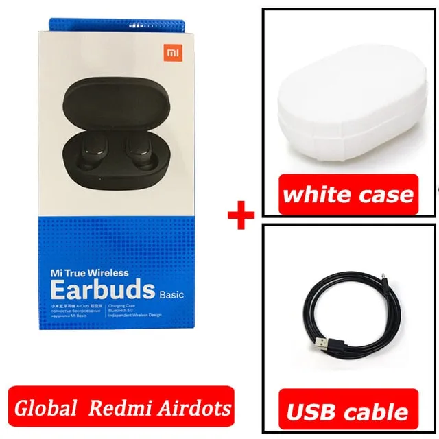 xiaomi airdots Redmi Airdots TWS Wireless earphone Voice control Bluetooth 5.0 Noise reduction Tap Control