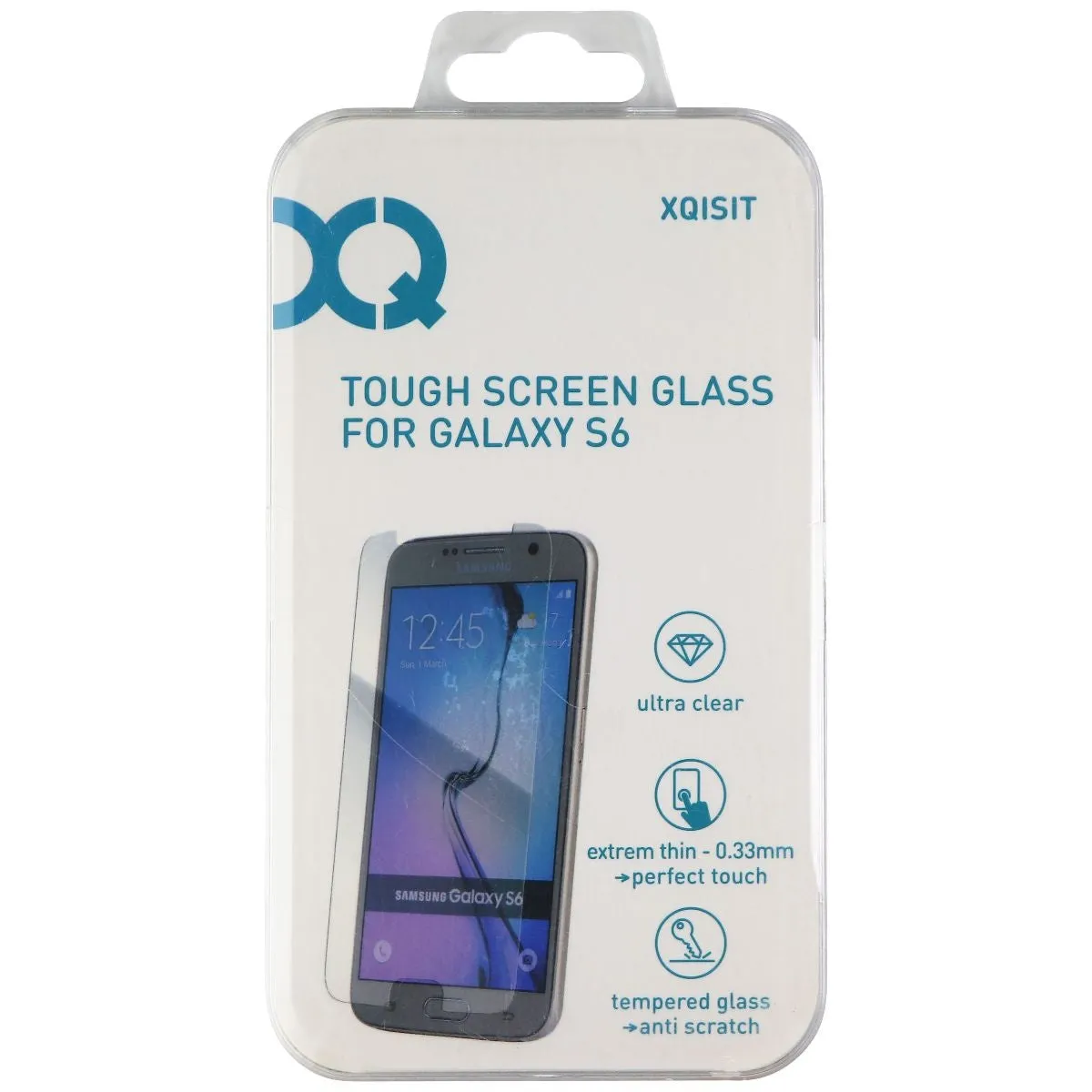 Xqisit Tough Screen Glass for Samsung Galaxy S6 Smartphones - Clear